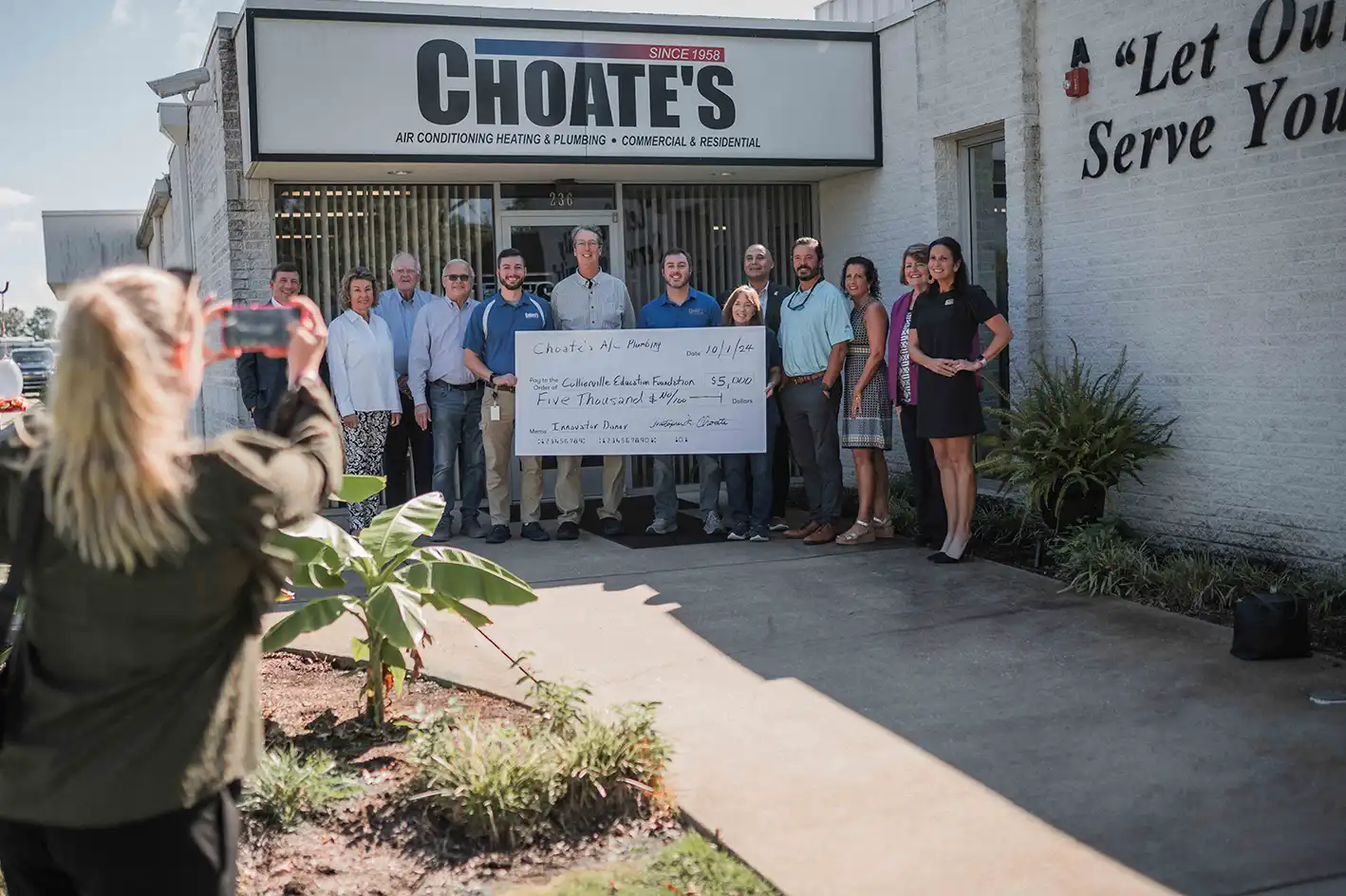 Choate’s Partners with Collierville Education Foundation to Enhance Local Education