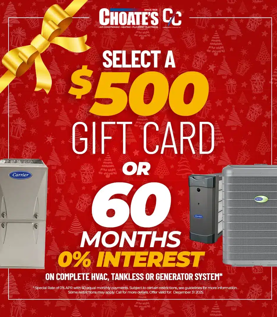choate's december hvac water heater generator offer (1)