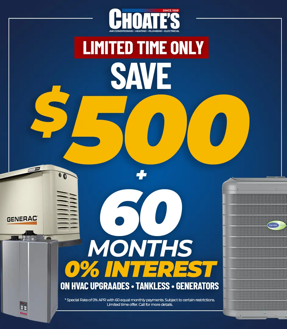 choates hvac tankless generator offer