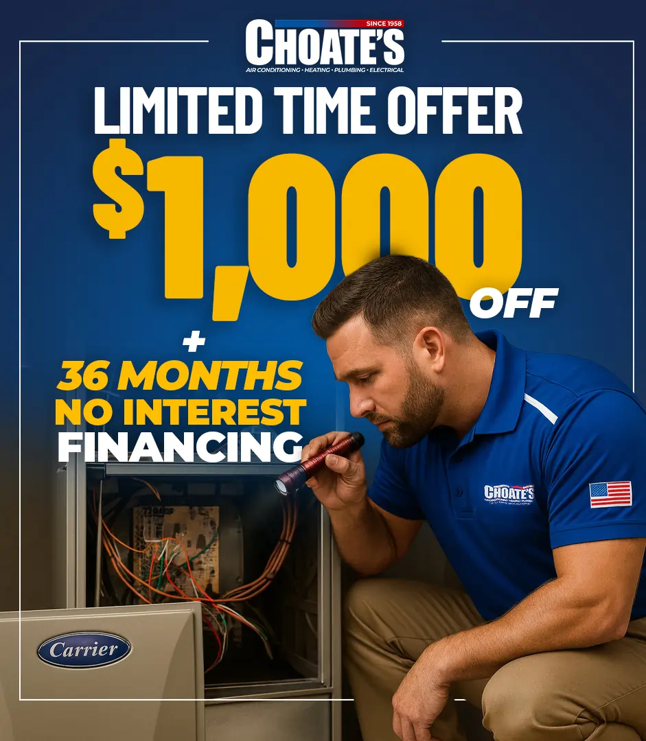 Choate's HVAC, Generators, Tankless Offer