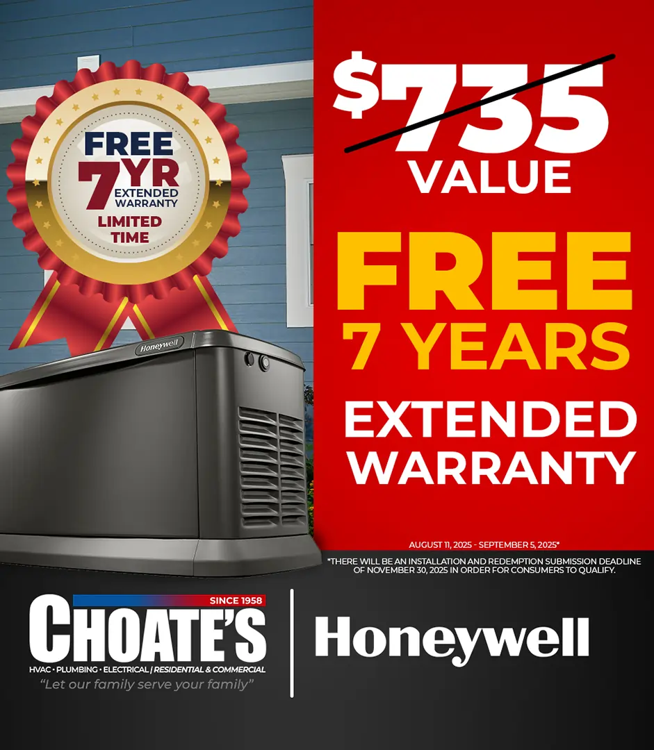 generator 7 year warranty offer