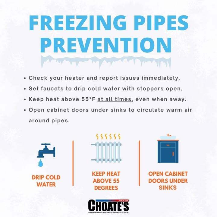 Tips to prevent pipes burst when freezing in Memphis